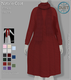 Duet Natalie Coat Crimson