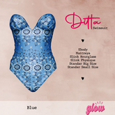 .:.GLOW.:. Ditta Swimsuit Blue