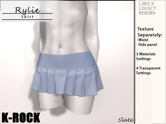 :KR: Rylie Skirt - Slate