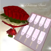 Ice Cream Dispenser Box and Bouquet