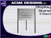 Mesh Freestanding Sign Name/Ad/Display (360 degrees)