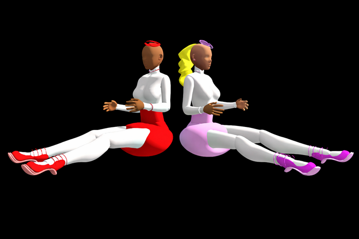 Dolls (Red & Pink)