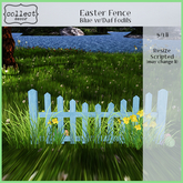 Easter Fence - Blue w/Daffodils - { collect }