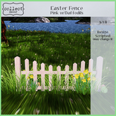 Easter Fence - Pink w/Daffodils - { collect }