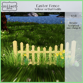 Easter Fence - Yellow w/Daffodils - { collect }
