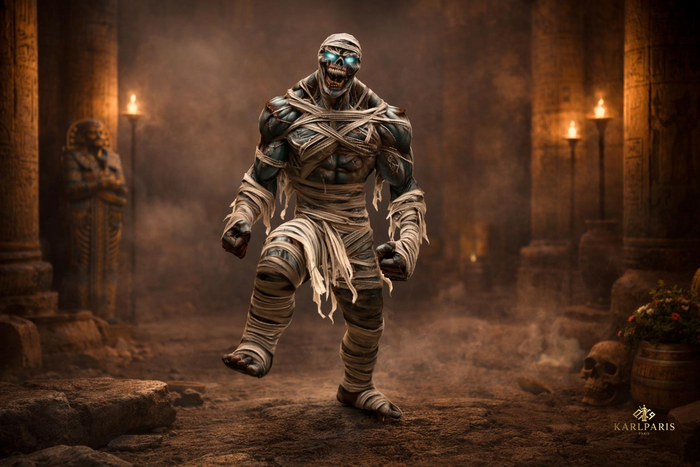 Undead Mummy Creature – Horror Stylized Monster Character