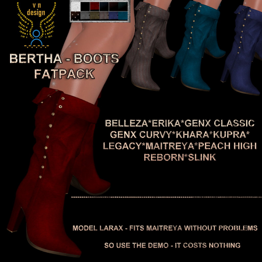 BERTHA  BOOTS  FAT