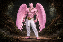 Flamingo Warrior – Stylized Anthropomorphic Bird Guardian