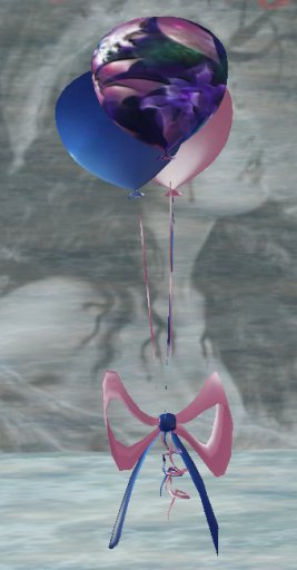 Sculpt Designer Party Balloons - Pink Blue Flower