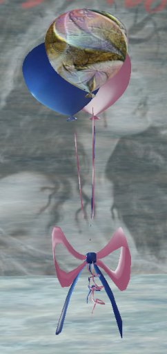 Sculpt Designer Party Balloons - Pink Blue Flower 2