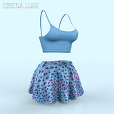 Blue Floral Min Outfit LARAX