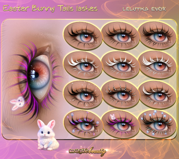 [Magic Beauty] Easter Bunny Tails eyelashes Lel EvoX