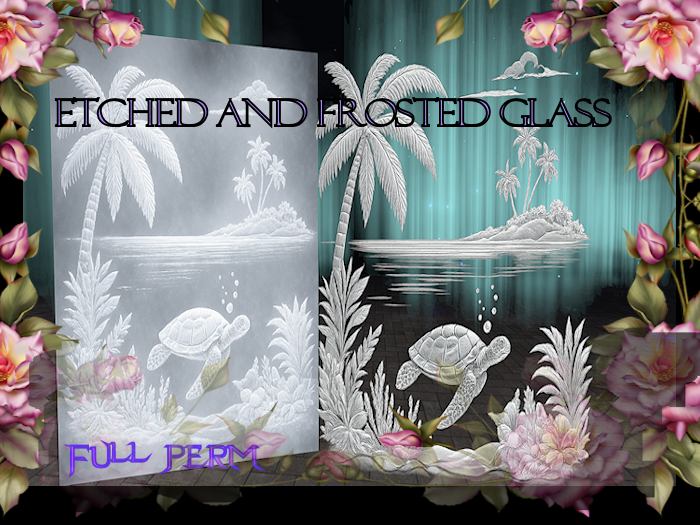 Bunny's Wall-Etched and Frosted Glass-Paradise-full perm glass walls