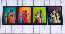 Cats with Attitude – Crystal-Textured PBR Wall Art (Set)