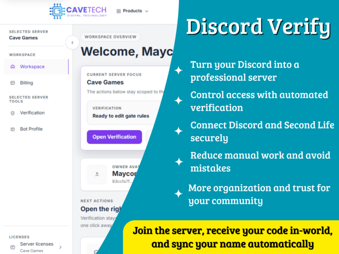 CaveTech - Discord Verify