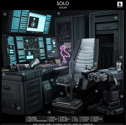1. BAMSE : Solo - Desk RARE