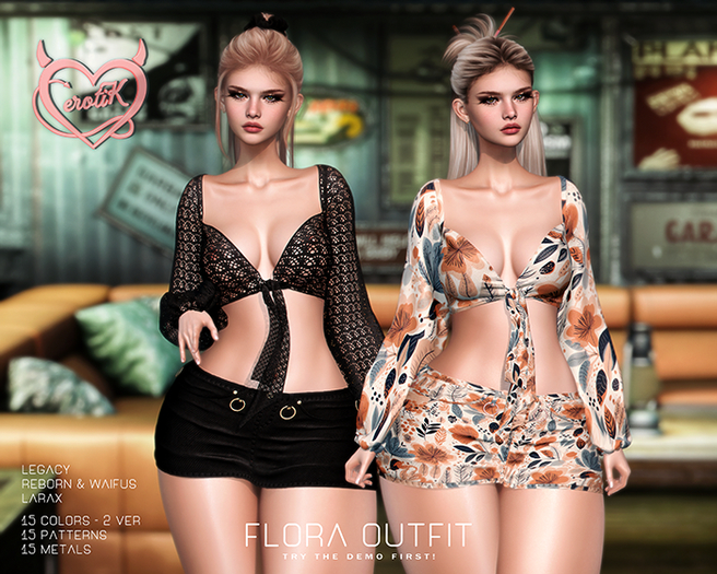 [erotiK] Flora Outfit FATPACK