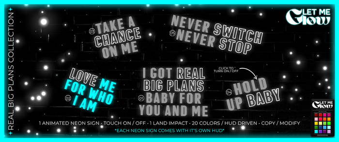 LET ME GLOW RBP 02 - LOVE ME NEON SIGN