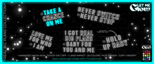 LET ME GLOW RBP 03 - TAKE A CHANCE NEON SIGN