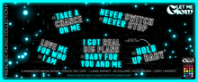 LET ME GLOW - REAL BIG PLANS NEON SIGNS COLLECTION FATPACK