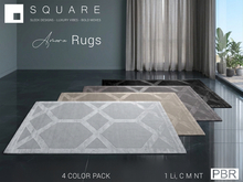 [ SQUARE ] - AMARA Rugs ( PBR ) ( 4 Rugs PACK )