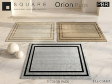 [ SQUARE ] - ORION Rugs ( PBR ) ( 3 Rugs PACK )