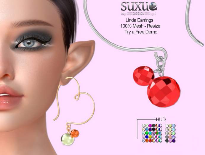 Earring Heart Ball