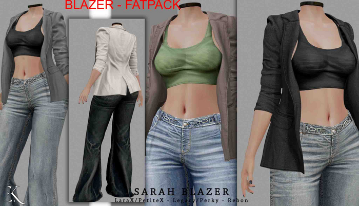 E.K - Sarah - Blazer - FATPACK{ADD - ME}