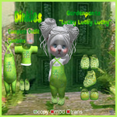 *JAS* Dinkies Gardenpants Lucky Lucky Lucky Complete Outfit