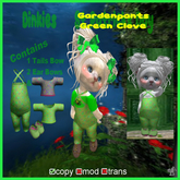 *JAS* Dinkies Gardenpants Green Clove Complete Outfit