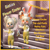 *JAS* Dinkies Flower Easter Complete Outfit