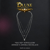 *DLUXE* DINKIE'S ANNIKA NECKLACE* silver