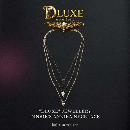 *DLUXE* DINKIE'S ANNIKA NECKLACE* MULTIPACK