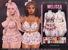 *B.D.R.* Melissa -Ruffle Set- (Patterns)
