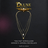 *DLUXE* DINKIE'S ANNIKA NECKLACE* gold
