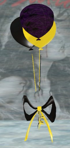 Sculpt Designer Halloween Party Balloons - Purple Spider Yellow Black