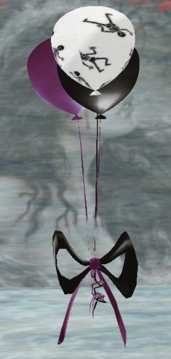 Sculpt Designer Halloween Party Balloons - Skeleton White Black Purple