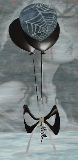 Sculpt Designer Halloween Party Balloons - Web Black Grey
