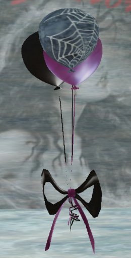 Sculpt Designer Halloween Party Balloons - Web Black Purple