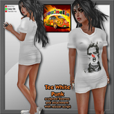 Coxi - Dress white punk girl