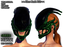 **Alien Mask X02 Female (GREEN)**PlayFullMesh