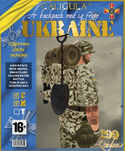 UKRAINE DESERT BACKPACK MOD 1.0