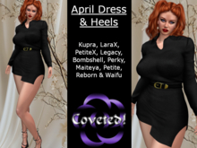APRIL Black Suede by COVETED!