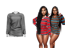 [Brior] Zya Oversized Shirt - (Grey)