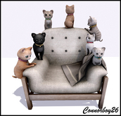 11  ionic : Kitten Throne - Rare Collectable kittens