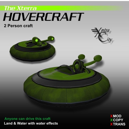 Hovercraft V.1.4 - Green - Xterra Hovercrafts