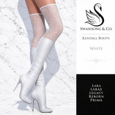 [S&C] Kendall Boots - White • Lara • LaraX • Legacy • Prima • Reborn