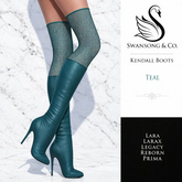 [S&C] Kendall Boots - Teal • Lara • LaraX • Legacy • Prima • Reborn