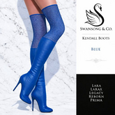 [S&C] Kendall Boots - Blue • Lara • LaraX • Legacy • Prima • Reborn