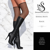 [S&C] Kendall Boots - Black • Lara • LaraX • Legacy • Prima • Reborn